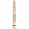 Ekena Millwork Saratoga Smooth Timber Gable Bracket, Douglas Fir, 60"W x 38"H x 3 1/2"D x 3 1/2"F, 15/12 Pitch GBW060X38X0404SAR00SDF - alternate 5